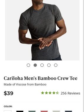 Comfort Colors Men's Short Sleeve Crew Tee - Charcoal